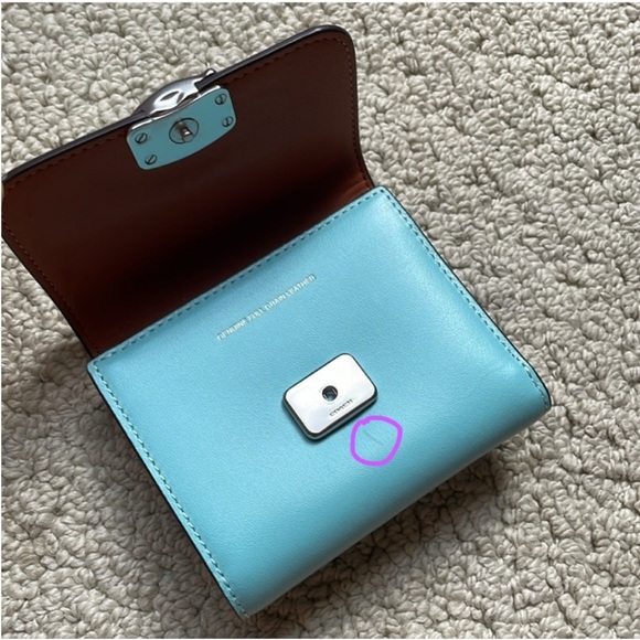 Coach Blue Leather Wallet - Picture 7 of 16